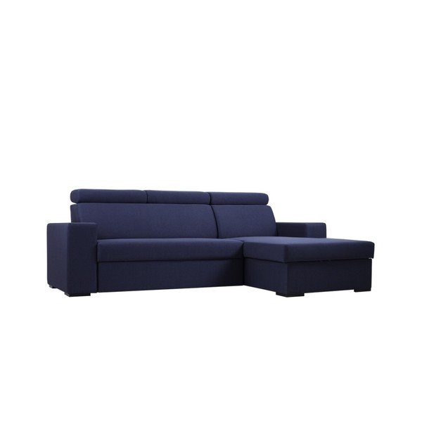 Divano angolare Custom Form Atlantica blu scuro, lato destro - CustomForm