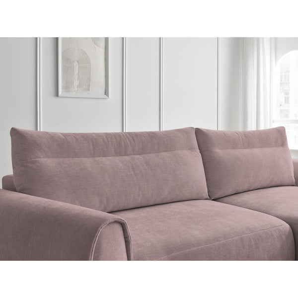 Divano angolare in rosa chiaro Aden – Bobochic Paris-image-4