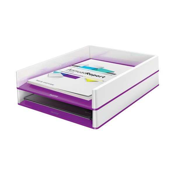 Portadocumenti bianco e viola WOW - Leitz-image-2