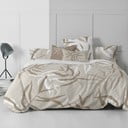 Copripiumino in cotone bianco e marrone per letto singolo 140x200 cm Maple - Blanc