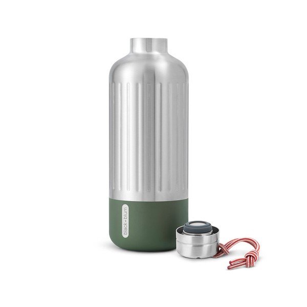 Bottiglia termica argentata in acciaio inox 850 ml Explorer – Black + Blum-image-2