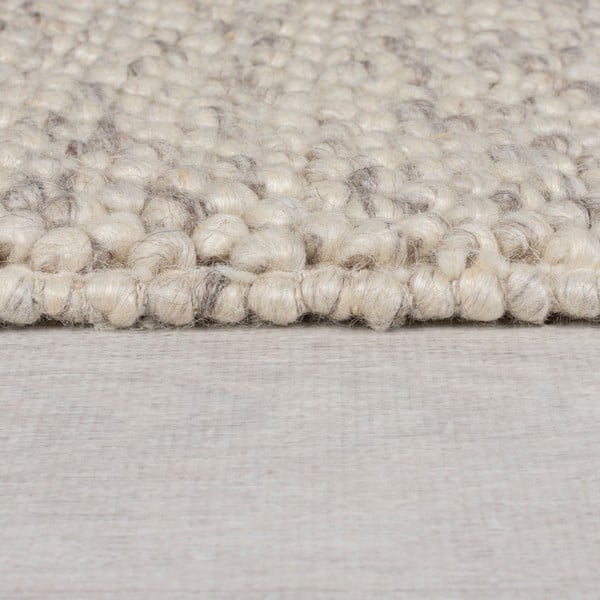 Tappeto crema tessuto a mano con lana 160x230 cm Minerals Border - Flair Rugs-image-4