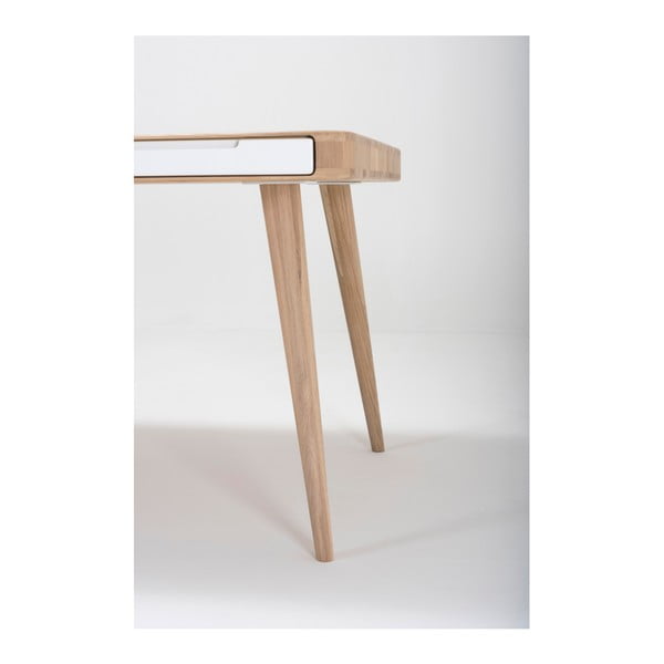 Tavolo da pranzo in rovere Due, 160 x 90 cm Ena - Gazzda-image-3