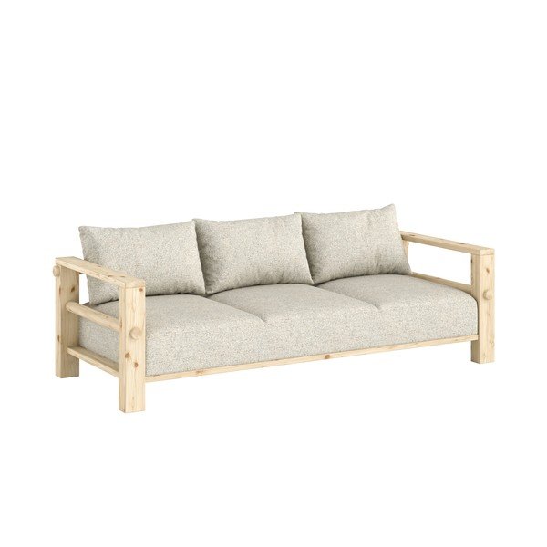 Divano grigio chiaro 225 cm Bare – Karup