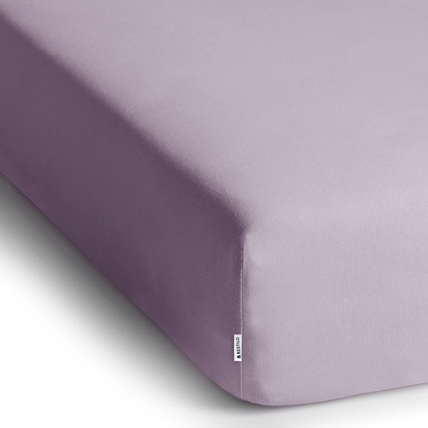 Lenzuolo con angoli lavanda in jersey 90x200 cm Amber – Restilo-image-2