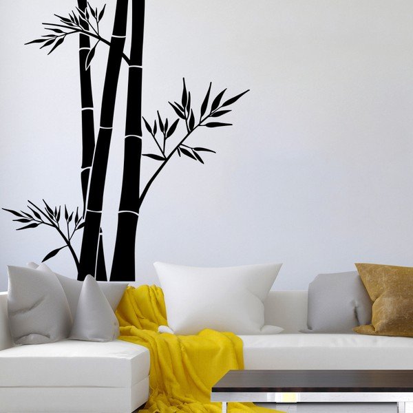 Samolepka Ambiance Bamboo Flowers
