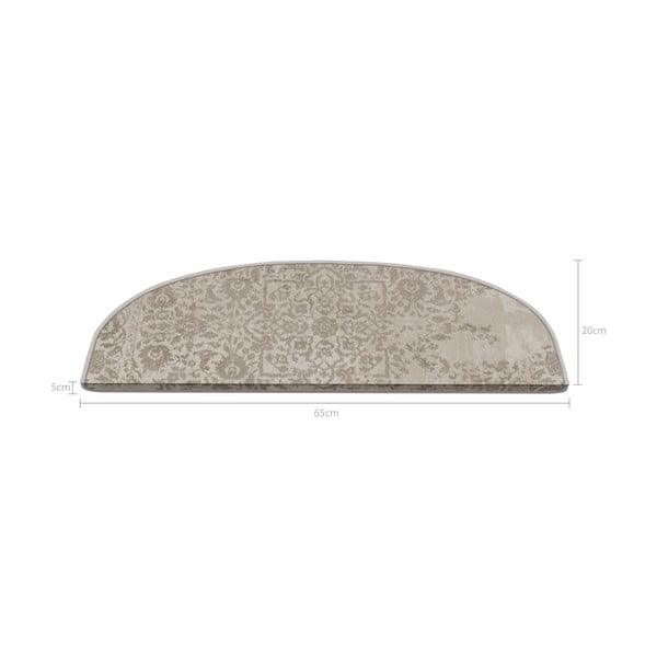 Gradini beige in set da 16 pezzi 20x65 cm Floral Path - Vitaus-image-2