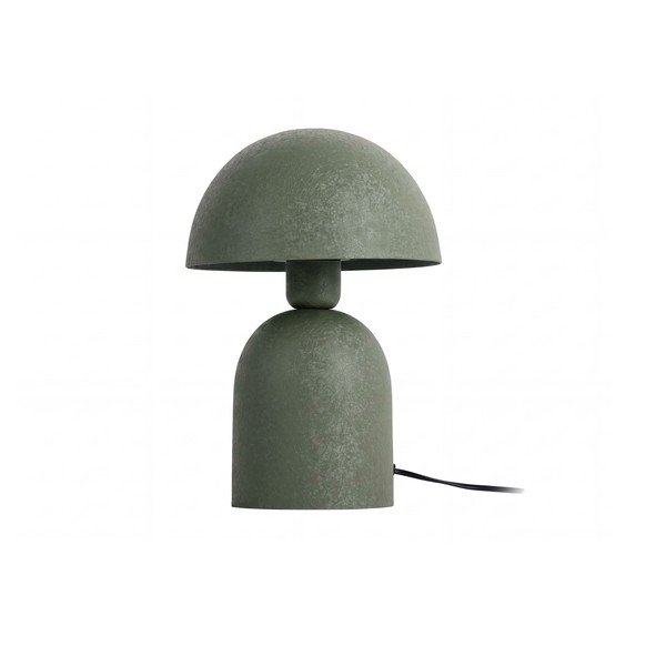 Lampada da tavolo verde con paralume in metallo (altezza 30 cm) Boaz - Leitmotiv