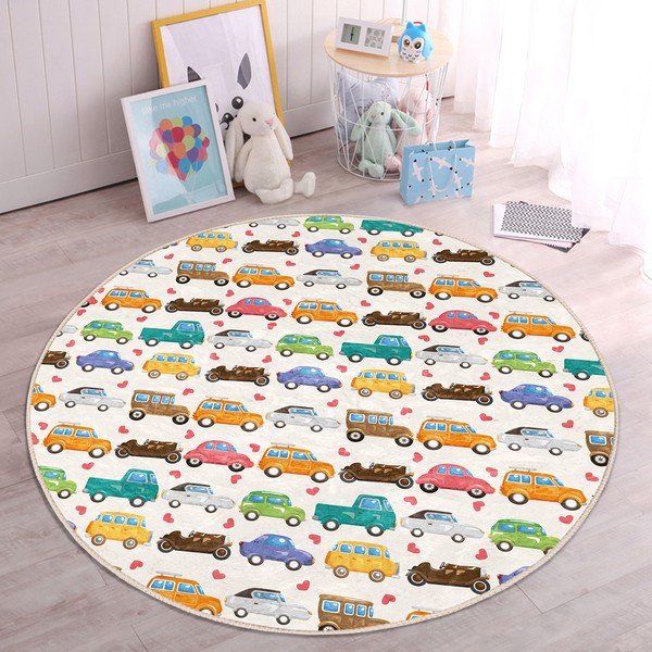 Tappeto per bambini ø 120 cm Comfort - Mila Home-image-3