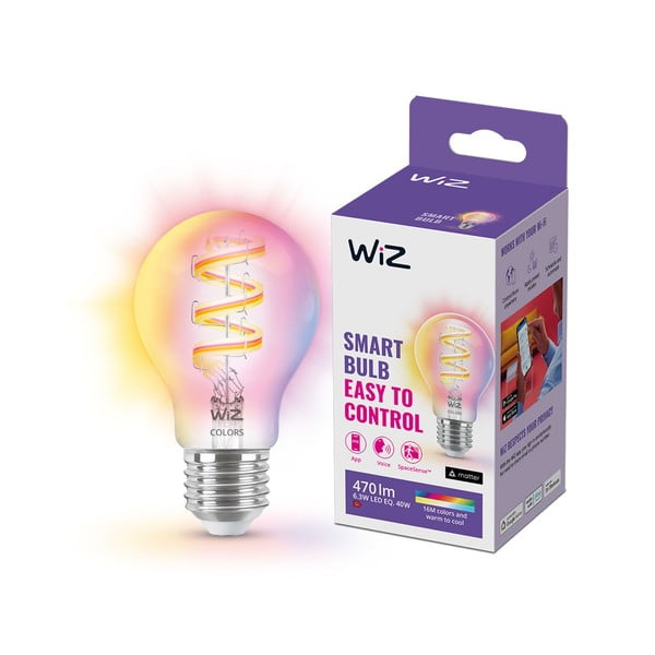 Lampadina smart con filamenti con presa E27, 6 W – WiZ
