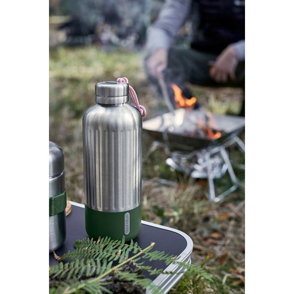 Bottiglia termica argentata in acciaio inox 850 ml Explorer – Black + Blum-image-1