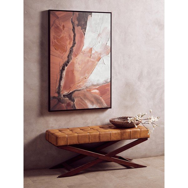 Dipinto con cornice inclusa/dipinto su tela 83x123 cm Astratto – Premier Housewares-image-1