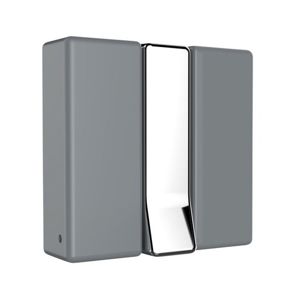 Gancio a parete grigio Basic ALPHA - Wenko-image-1