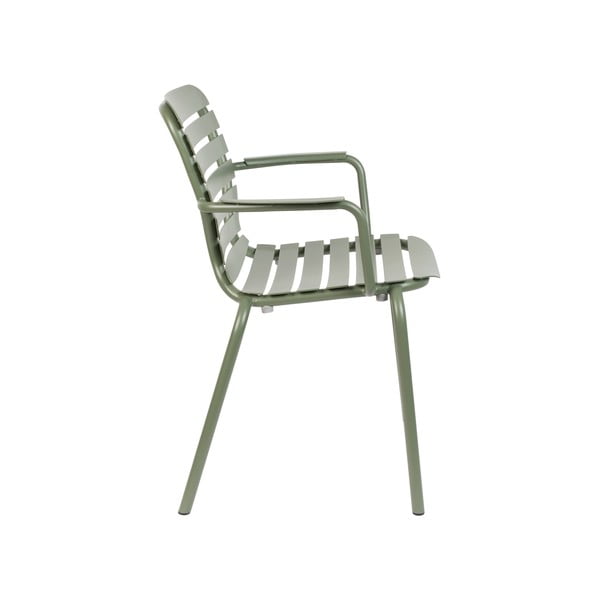 Sedia da giardino in metallo verde chiaro Vondel - Zuiver-image-3