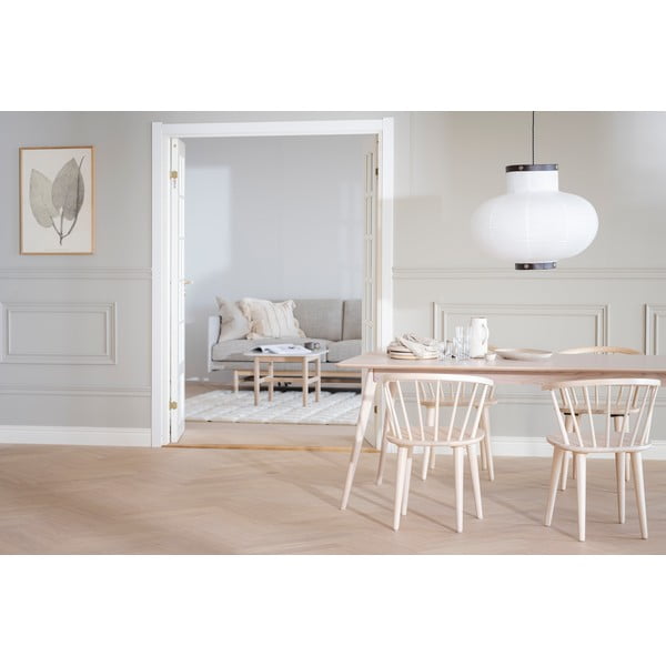 Tavolo da pranzo pieghevole con piano in rovere 190x90 cm Yumi - Rowico-image-2