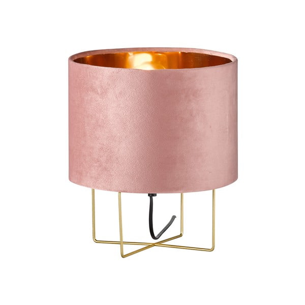 Lampada da tavolo rosa, altezza 32 cm Aura - Fischer & Honsel