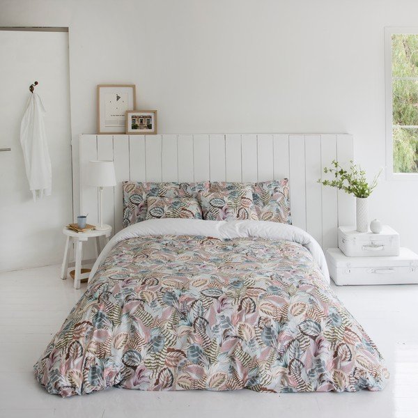 Set di 2 federe in cotone Leafs, 50 x 75 cm Belville Leafs - Marghett-image-3