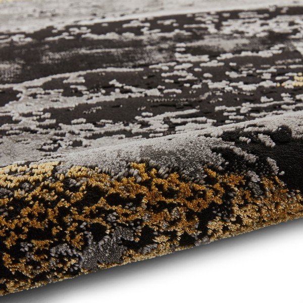 Tappeto nero/oro 230x160 cm Craft - Think Rugs-image-4
