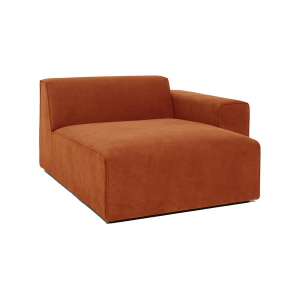 Modulo divano in velluto a coste arancione (angolo destro) Sting - Scandic-image-2