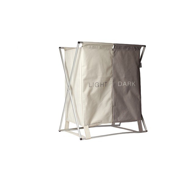 Béžový koš na špinavé prádlo Sabichi Light & Dark