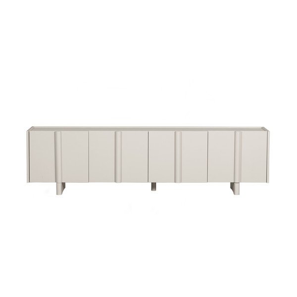 Tavolo TV modulare crema in legno di pino 200x53 cm Basu - WOOOD