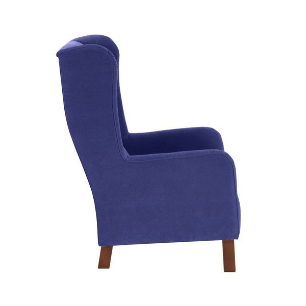 Poltrona blu Bruno Velor - Max Winzer-image-2