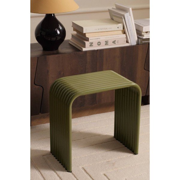 Sgabello color kaki in metallo Multron – Ellos Home-image-1