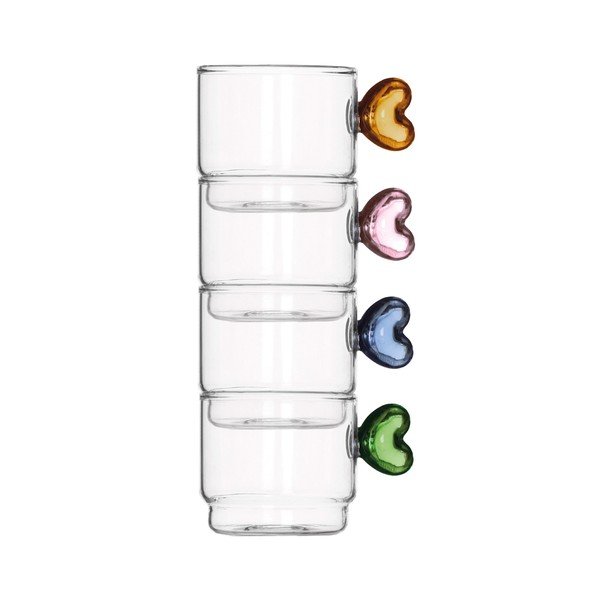 Tazze in set in vetro 4 pz 90 ml – Brandani-image-2