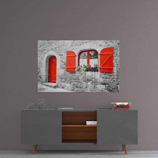 Verniciatura a vetro di porte e finestre rosse - Insigne-image-1
