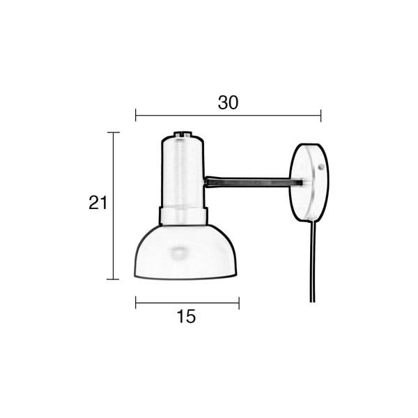 Lampada da parete grigio-rosa Charlie - Zuiver-image-2