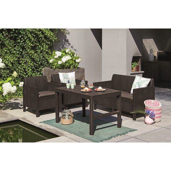 Tavolo da giardino 72x116 cm Lyon - Keter-image-1