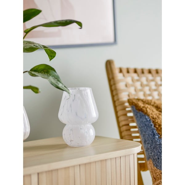 Vaso in vetro bianco Halim - Bloomingville-image-2