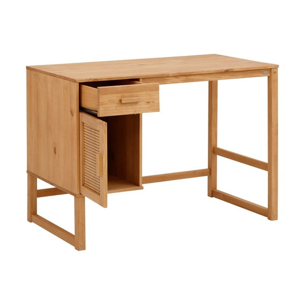 Tavolo da lavoro in legno di pino 60x110 cm Jolene - Støraa-image-2