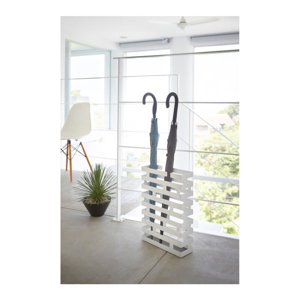 Portaombrelli bianco, larghezza 30 cm Brick - YAMAZAKI-image-2