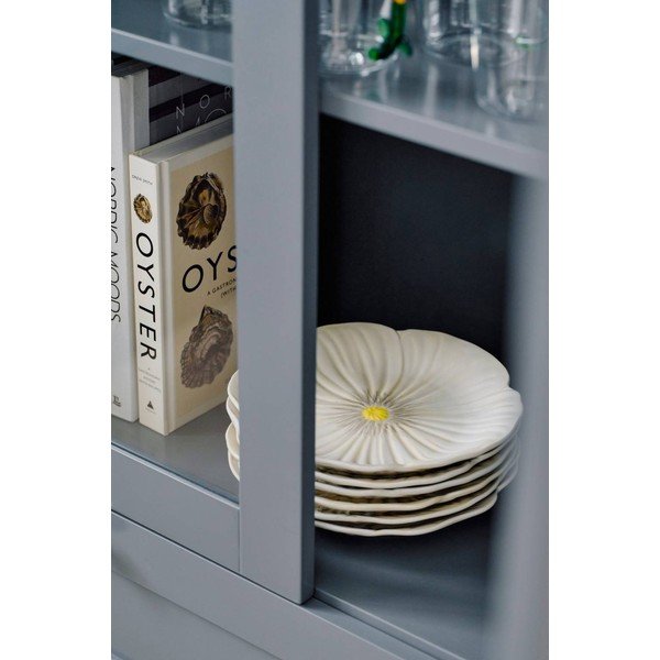 Vetrina grigia in MDF da appendere 85x170,5x35 cm Prato – Ellos Home-image-2