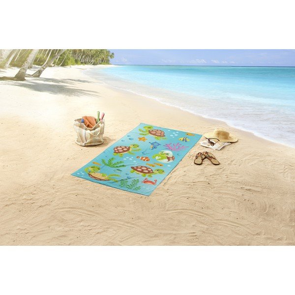 Telo mare blu 75x150 cm - Good Morning-image-1