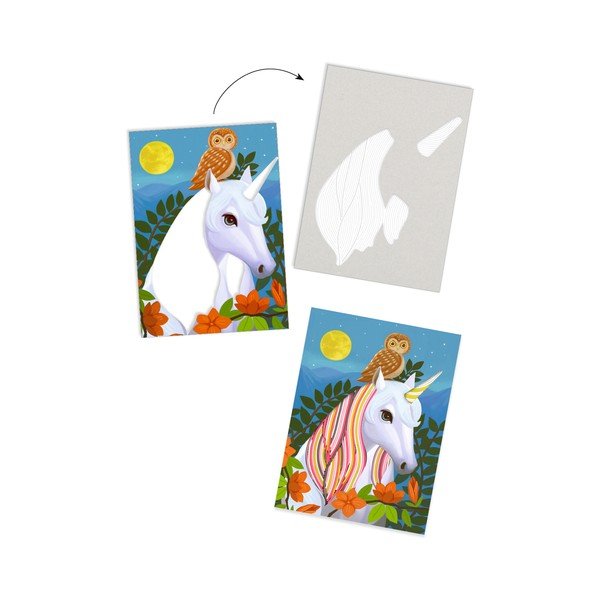 Set creativo Unicorni arcobaleno - Djeco-image-2