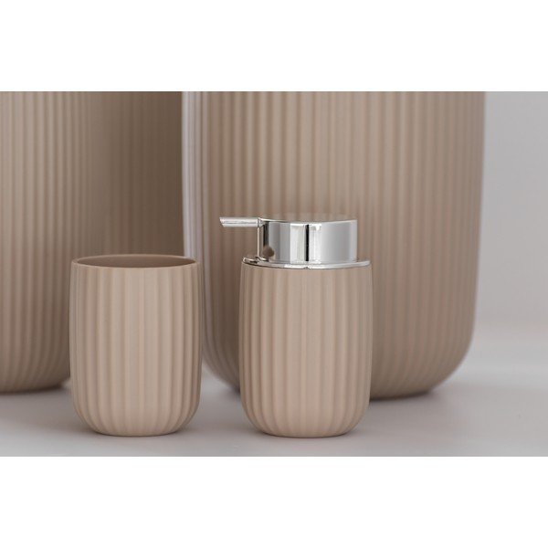 Dispenser di sapone in plastica beige da 0,25 l Agropoli - Wenko-image-1
