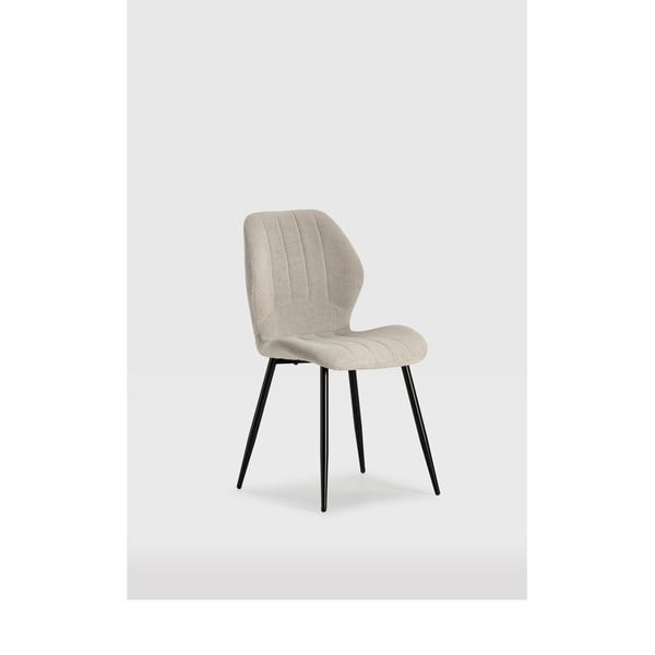 Set di sedie da pranzo color color crema 4 pz Milu - Marckeric-image-1