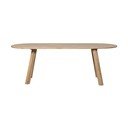 Tavolo da pranzo in rovere massiccio 90x220 cm Tablo – WOOOD