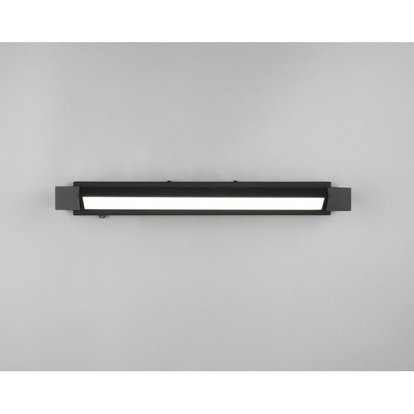 Lampada da parete LED nera opaca con intensità regolabile Fabrizio – Trio-image-2