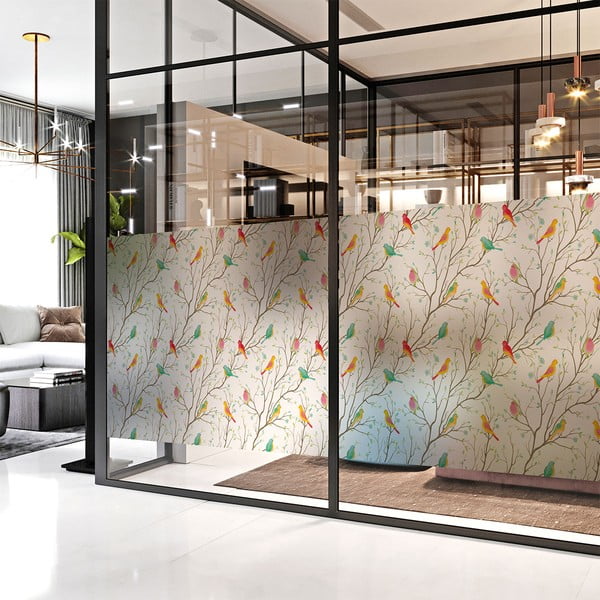 Adesivo per finestre 200x40 cm Birds in the Forest - Ambiance-image-2