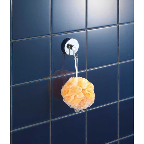 Ganci in plastica autoportanti in set da 2 in argento lucido Vacuum-Loc - Wenko-image-3