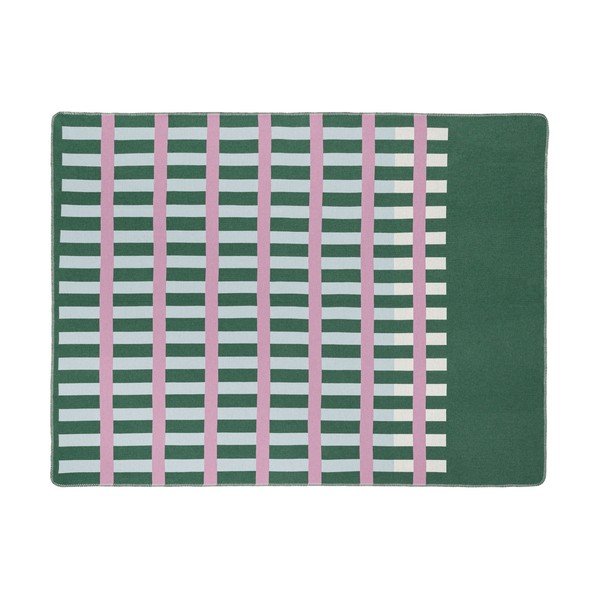 Coperta verde/rosa 160x200 cm Onu – noo.ma