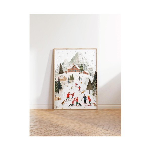 Dipinto stampato con cornice inclusa 30x40 cm – Wallity-image-1