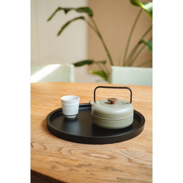 Teiera color kaki in ghisa con filtro 750 ml Henan – Bredemeijer-image-1