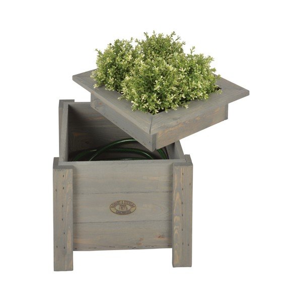 Dřevěný truhlík s úložným prostorem Esschert Design