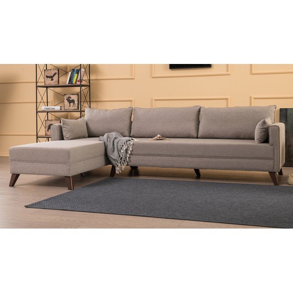 Divano angolare beige (angolo sinistro) Bella - Artie-image-1