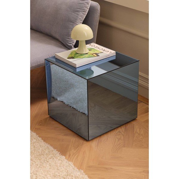 Tavolino in vetro 45,5x45,5 cm Cube – Ellos Home-image-1