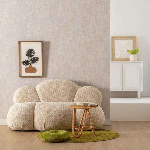 Divano color crema 149 cm - Ixia-image-1